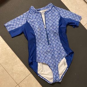 Brand new UV Skinz Swim suit with zip closure. Never worn